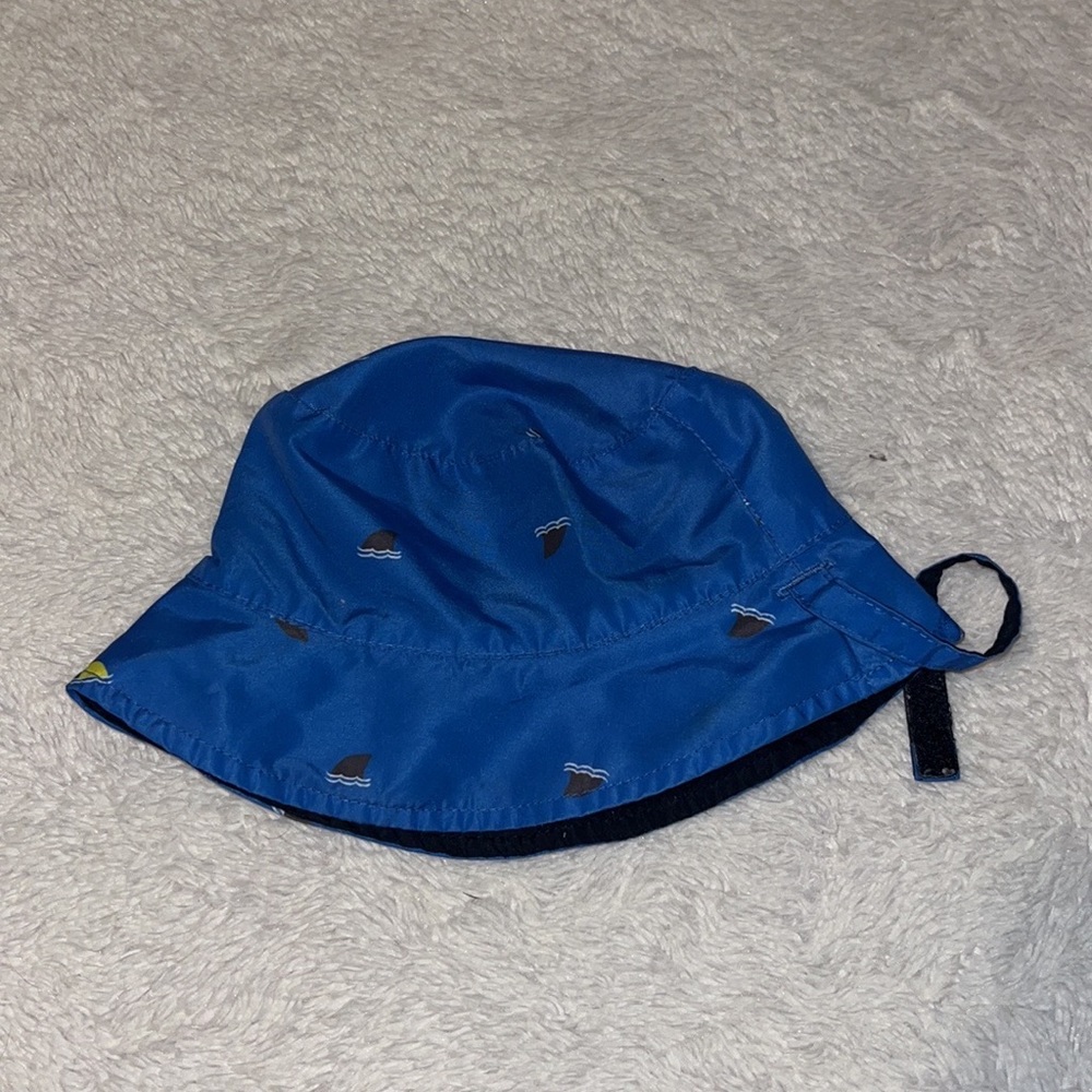 (3 for $10) baby boy sailboat blue bucket sun hat